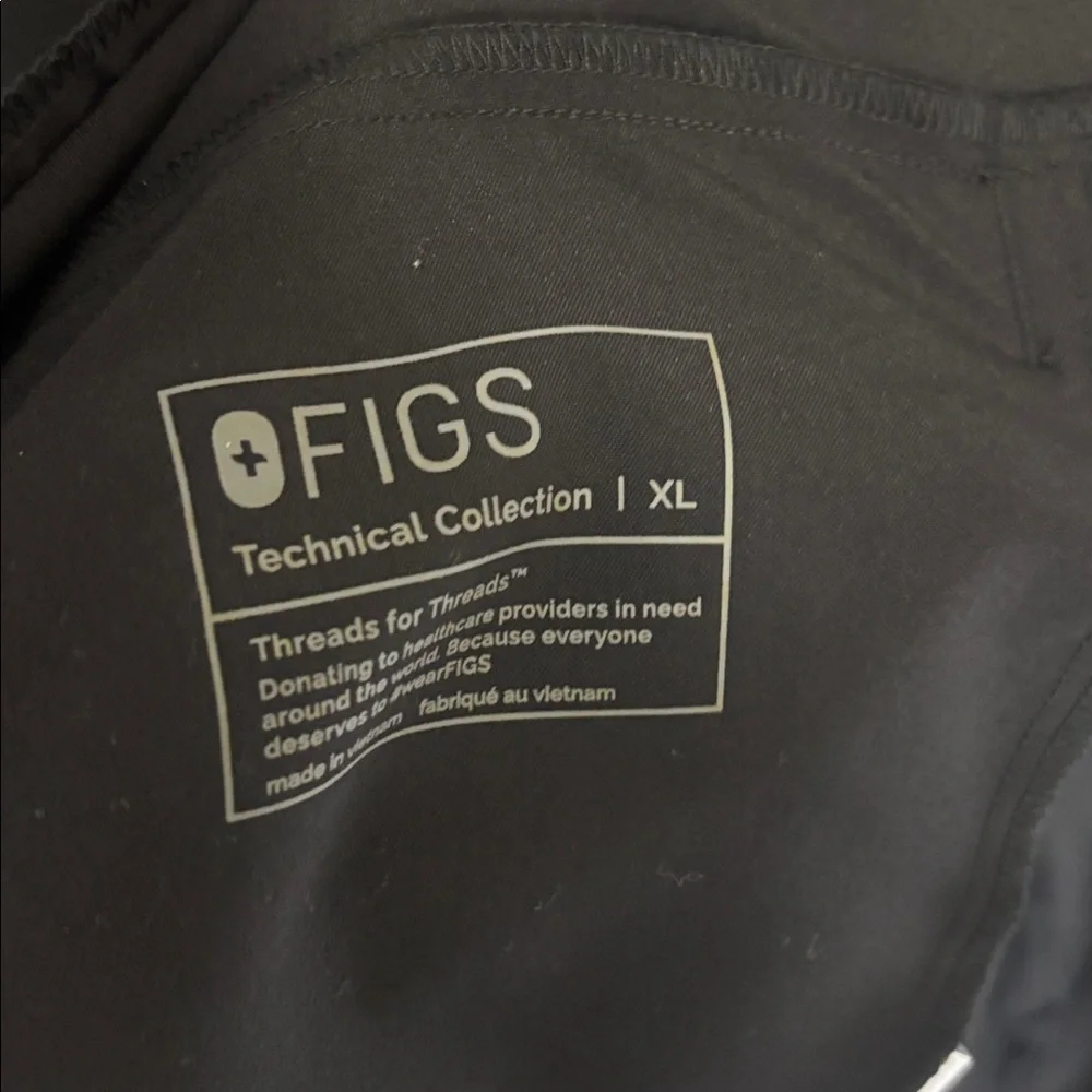 NWT FIGS Men’s Tansen Jogger 2.0 in Black Size XL